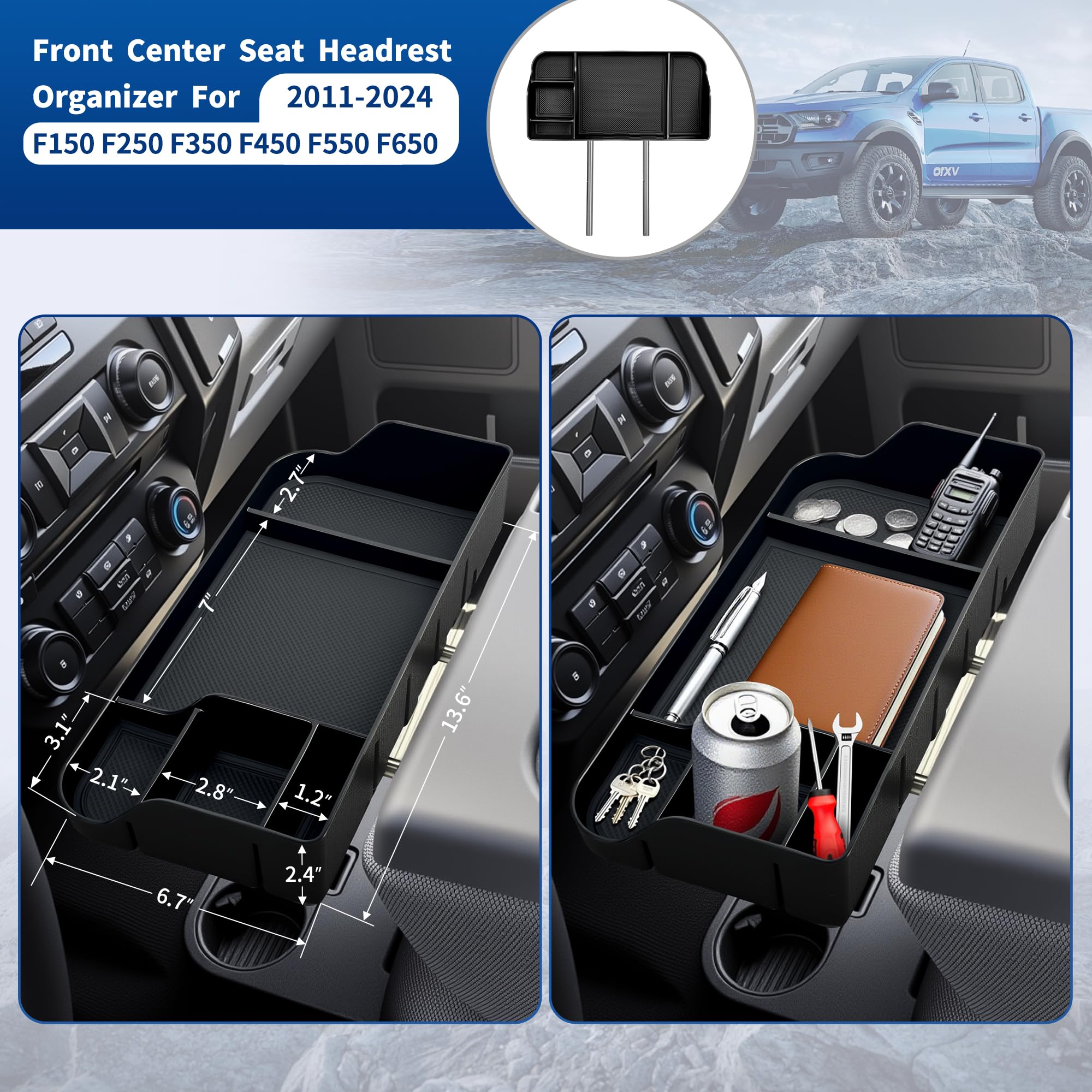 ABAGAEL built-in cup holder for easy-access beverages.