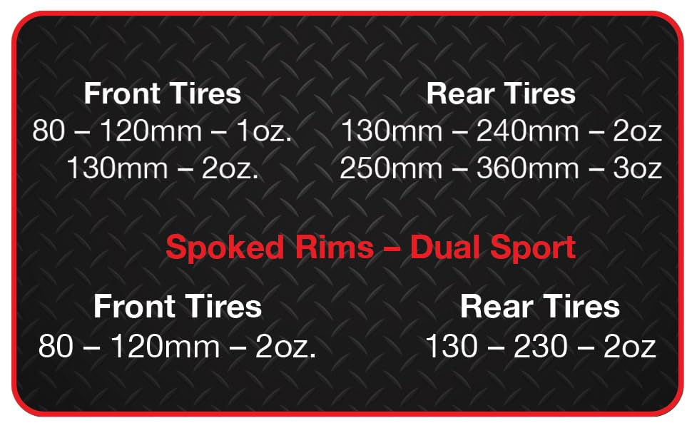 ABC Balancing Beads TPMS-compatible design suits modern motorcycle and bike sensors.
