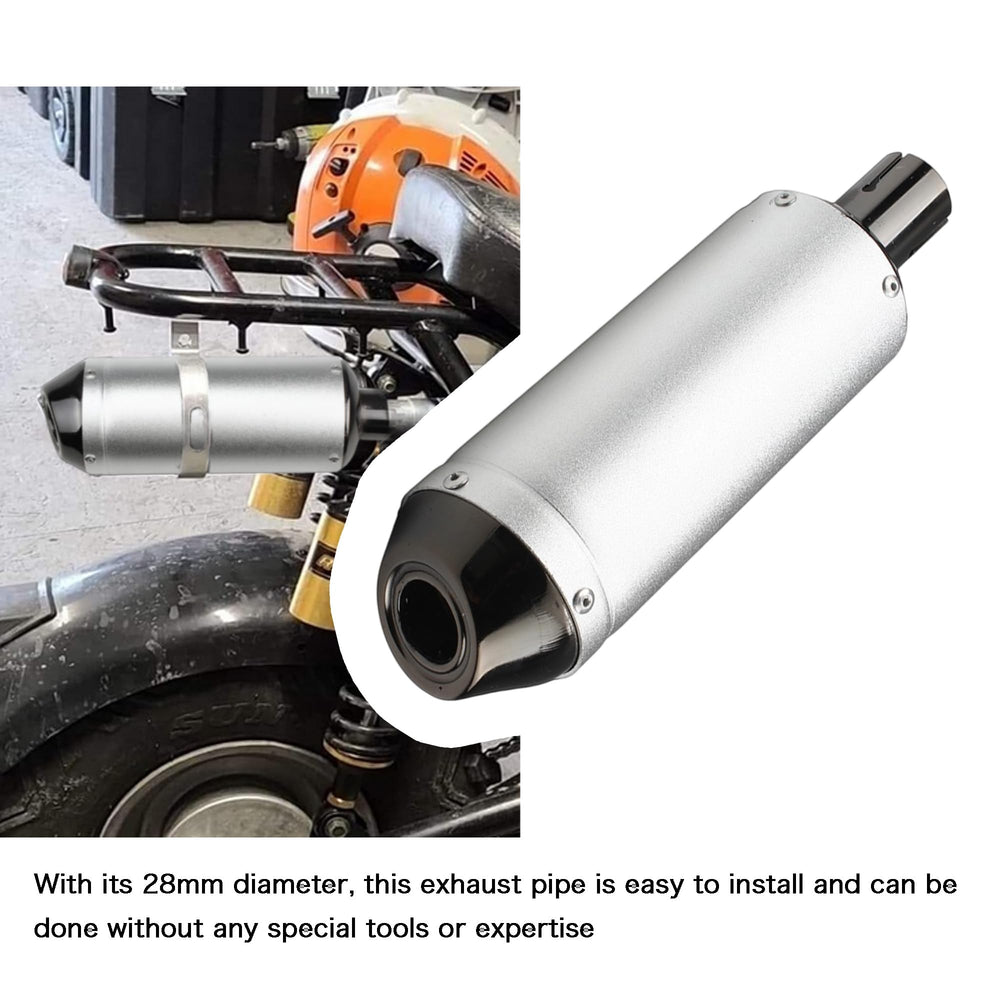 ABCERRSI easy-to-install slip-on muffler fits without special tools