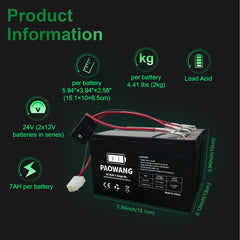 ABCTOY AGM batteries provide maintenance-free power and reliability.