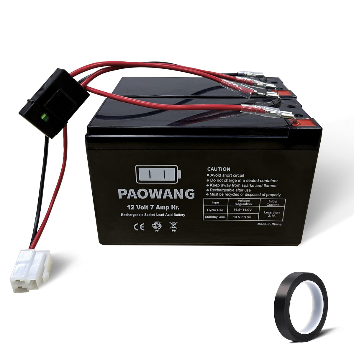 ABCTOY Razor Pocket Mod 24V 7Ah pair battery for extended rides.