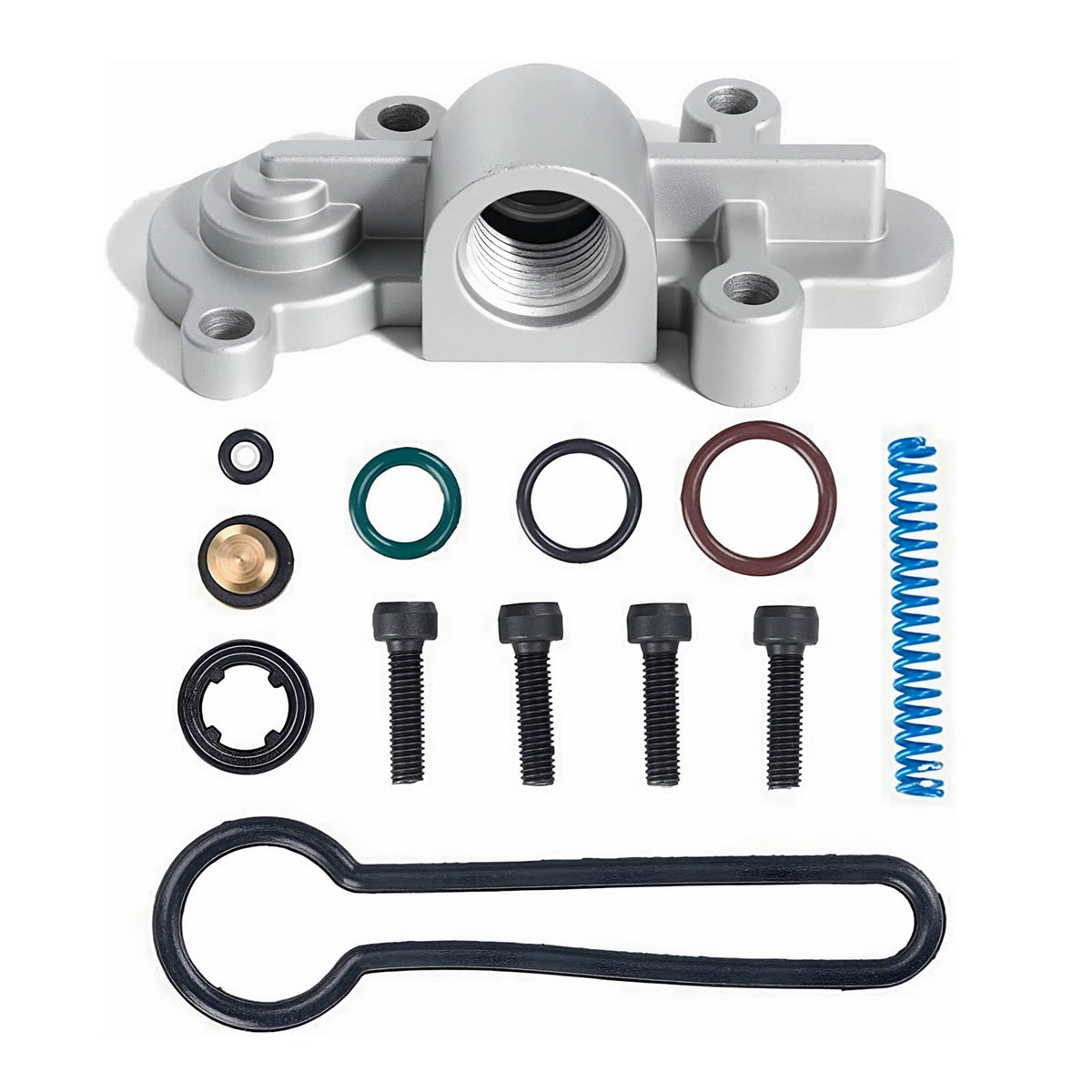ABIGAIL 6.0 blue spring upgrade kit improves fuel pressure stability for Powerstroke engines.