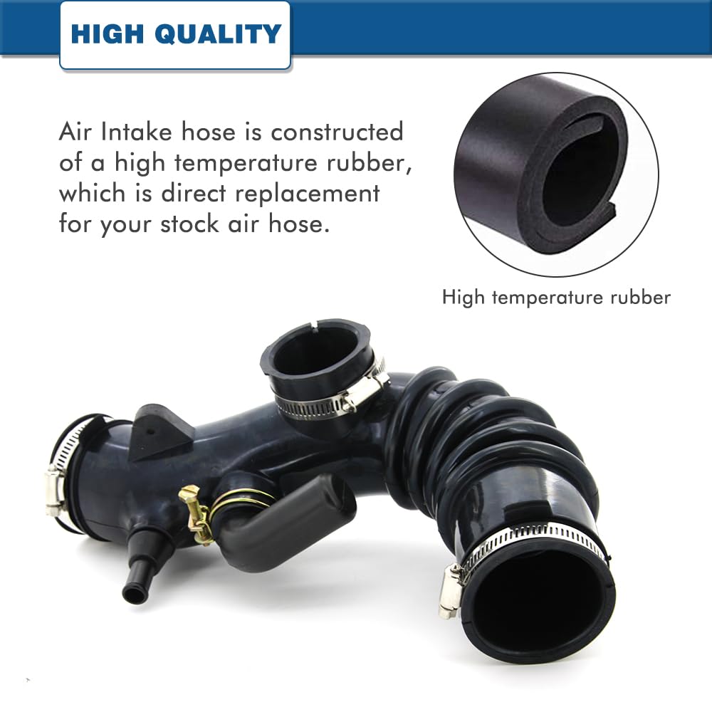 ABIGAIL air intake hose guiding cool air from grille to throttle body for efficient airflow.