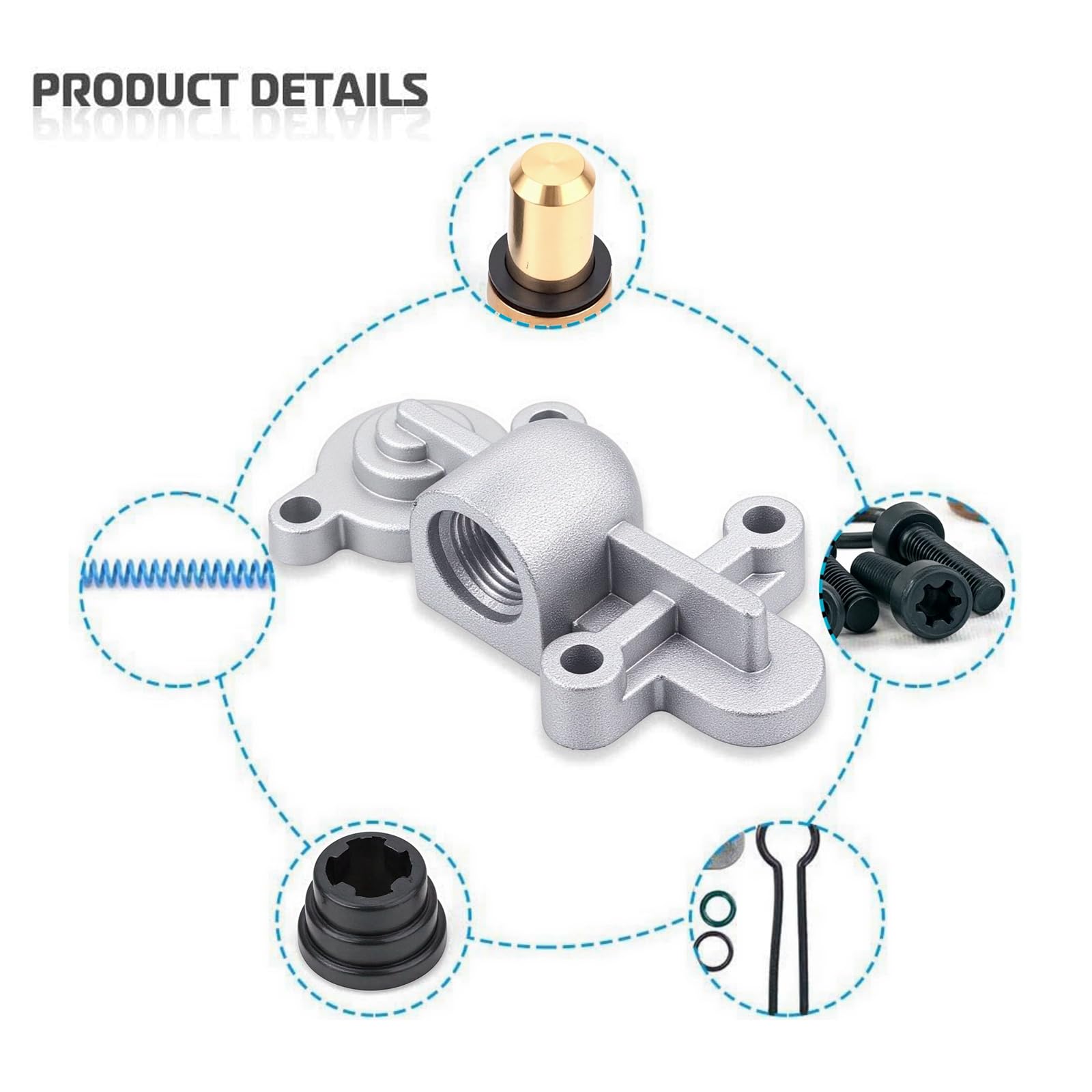 ABIGAIL fuel pressure regulator housing ensures reliable installation and long-term performance.