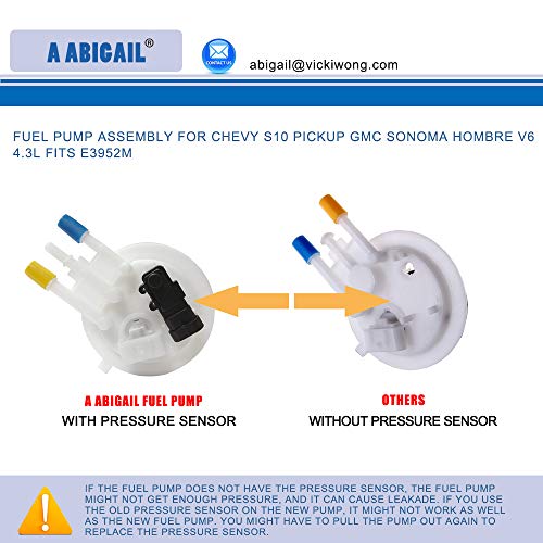 ABIGAIL fuel pump assembly package includes module and sending unit for easy replacement.
