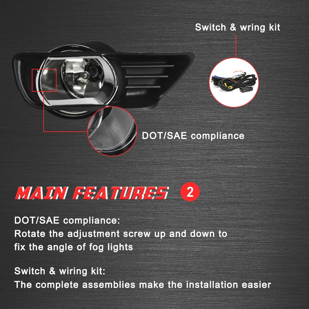 ABIGAIL fog light assembly replaces stock parts with OEM-like fit.