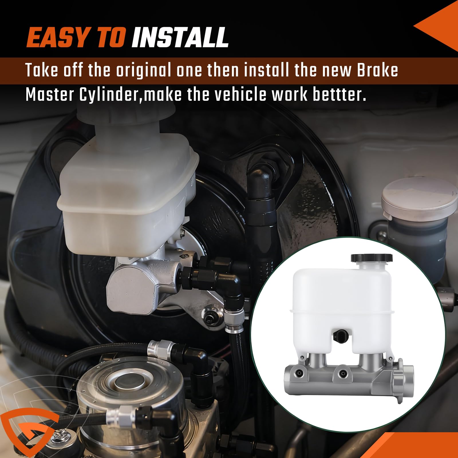 Abliseoum master cylinder compatible with Cadillac Escalade 2002