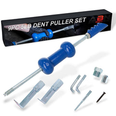 ABN Auto Slide Hammer 5lb with a comfortable grip for dent removal on car bodies