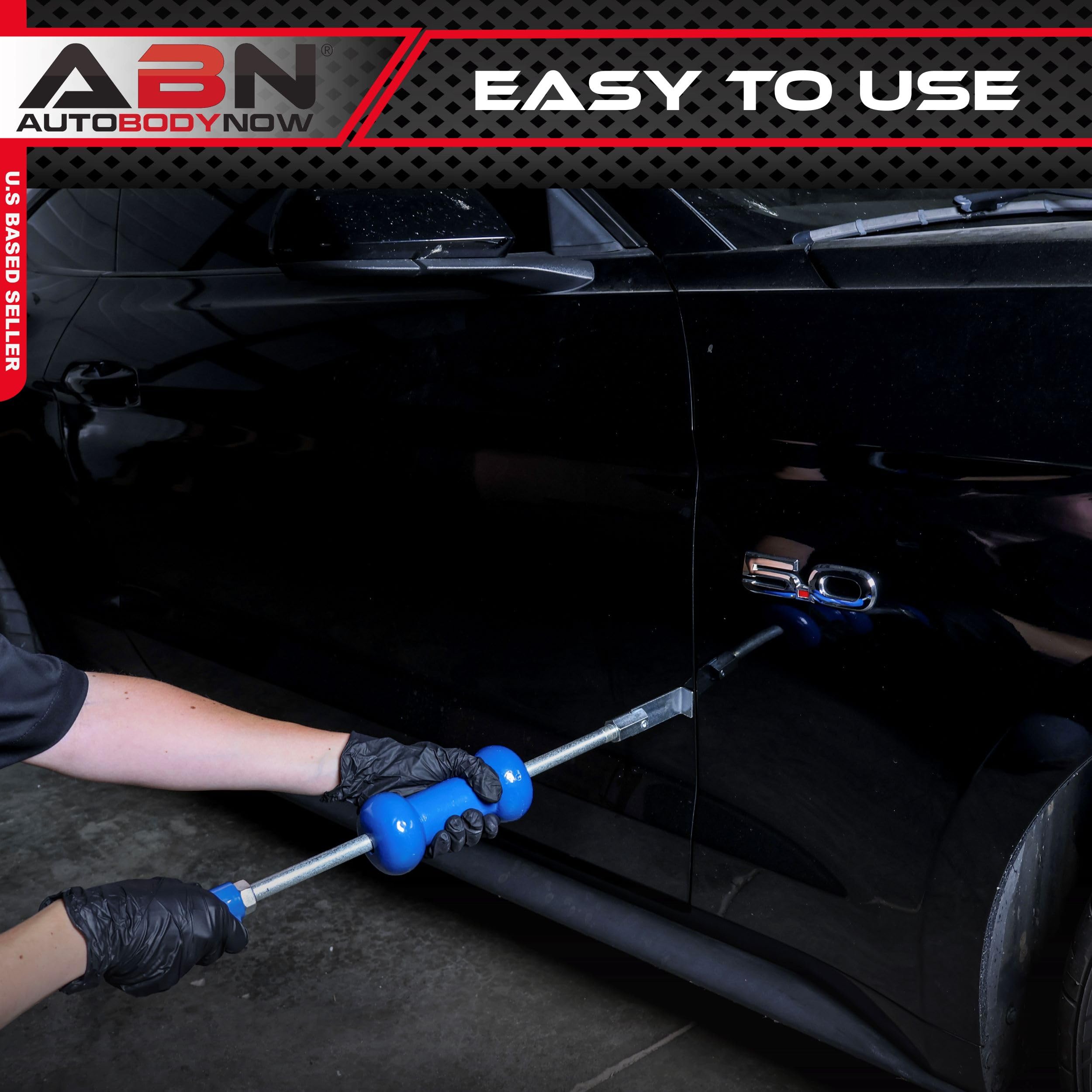 ABN metal pulling screw secures attachment during dent removal