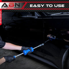 ABN metal pulling screw secures attachment during dent removal