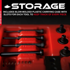 ABN chain breaker tool kit master link punch assists rivet removal and replacement.