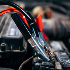 ABN Jumper Cables serrated jaws grip securely for reliable connections.