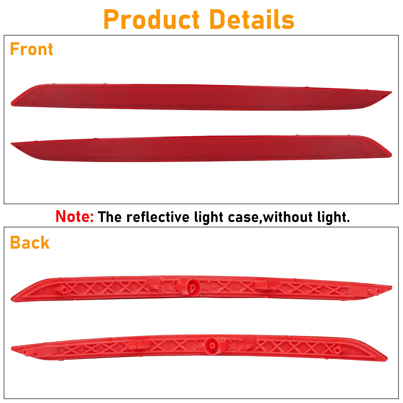 Abodvu Elantra rear reflector installation steps, plug-and-play compatibility