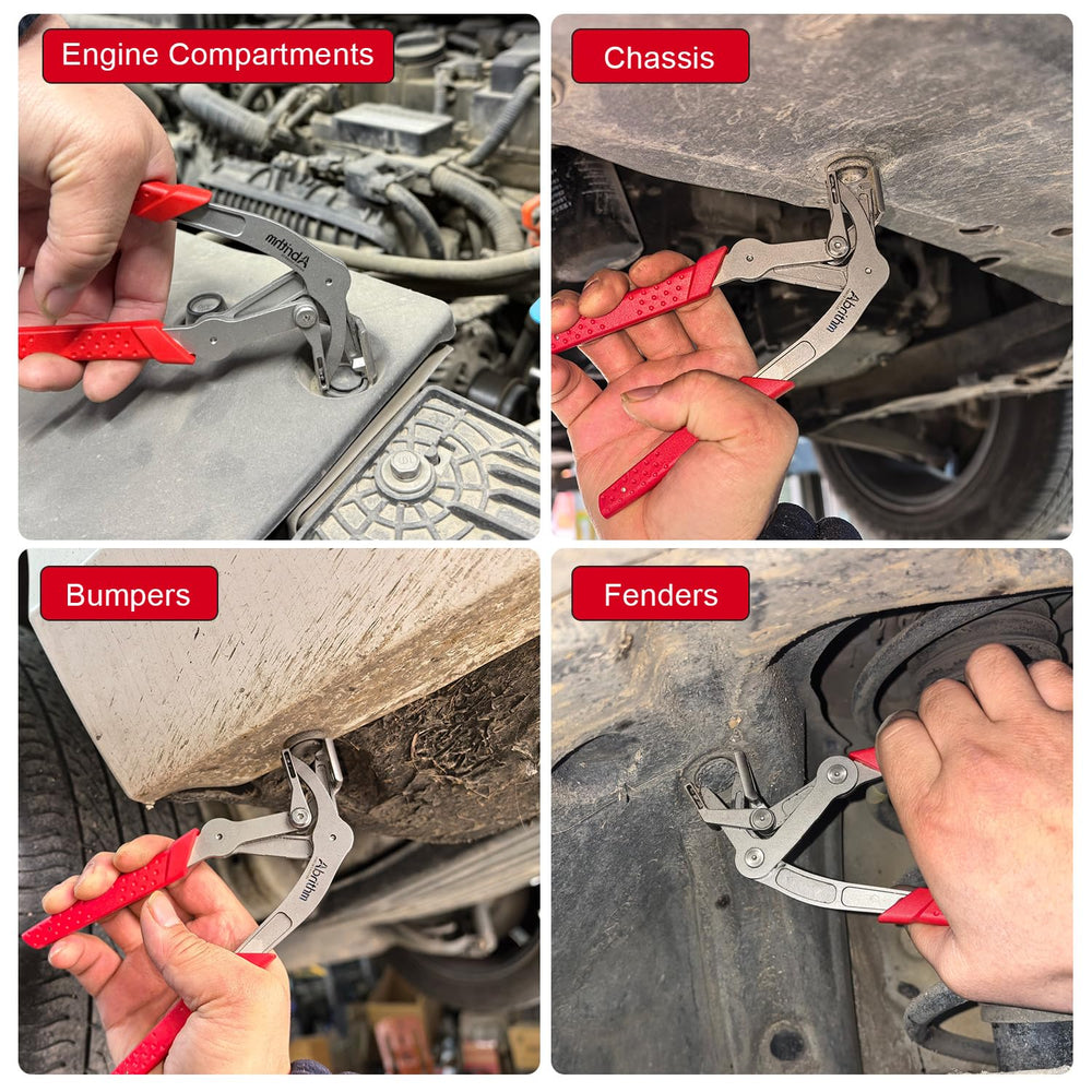 Abrithm car engine bay clip removal tool for safe fastener extraction