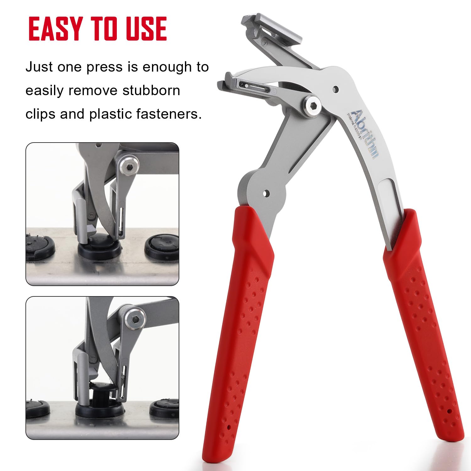 Abrithm ergonomic handle provides firm grip and reduces fatigue during use
