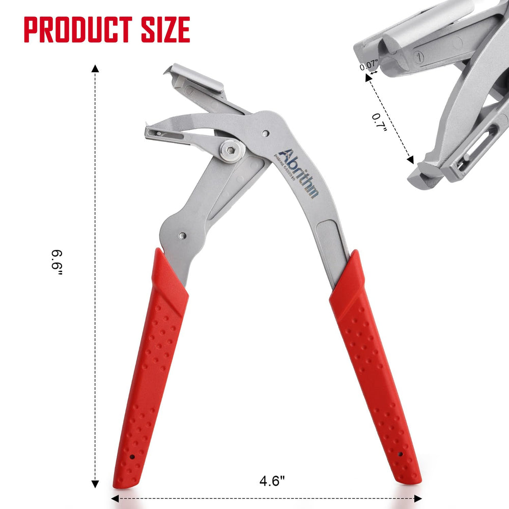 Abrithm spring-loaded clip remover aids quick adjustments during disassembly