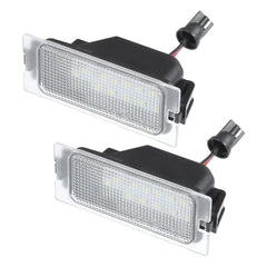 A ABSOPRO 6500K white LED license light with bright illumination for Ford Edge/Escape.