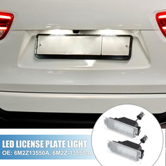 A ABSOPRO license plate light installed on Ford Edge for easy replacement.