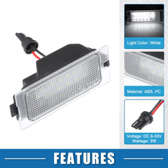 A ABSOPRO license plate light for Ford Escape installation and upgrade.
