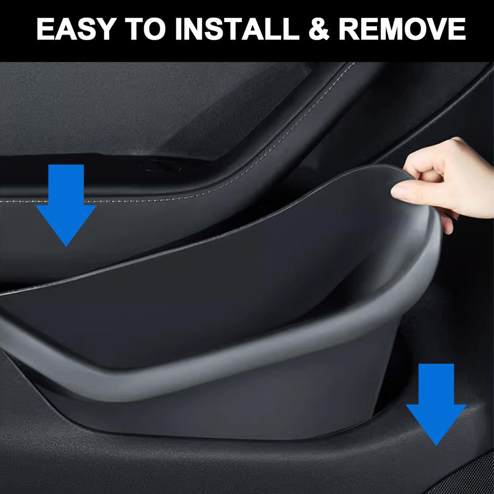 Abystar door-pocket organizer front-right view enhances interior access and organization