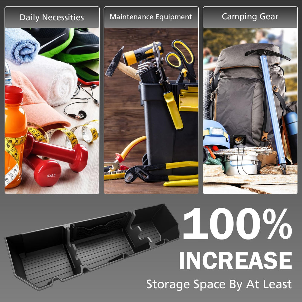 Abystar everyday truck essentials storage supports emergency kits and straps.