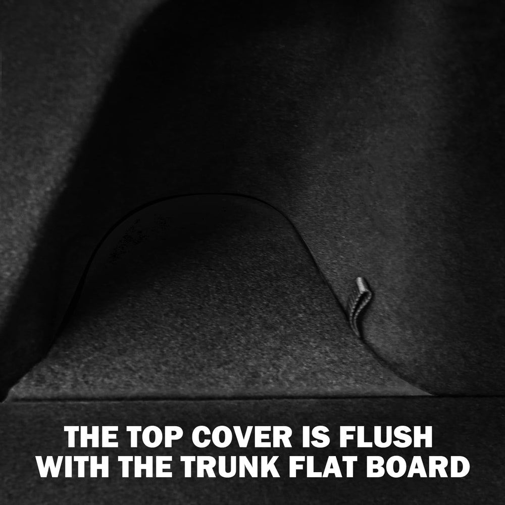 Abystar trunk storage bin easy install requires no tools.