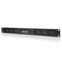 AC Infinity CLOUDPLATE T1 front view shows compact 1U rack design for clean installs.