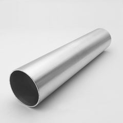 AC PERFORMANCE 2.5-inch OD straight intercooler pipe, raw finish, strong aluminum alloy