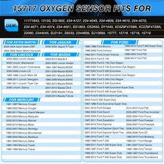 ACAUTO 15717 oxygen sensor in box, two-pack ready for direct replacement