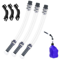 AccEncyc gas can hose kit with transparent tube for easy fuel level monitoring