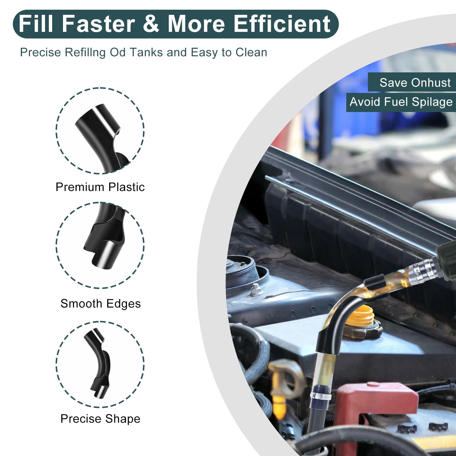 AccEncyc compatibility spans VP Racing Fuel and many common cans for versatility