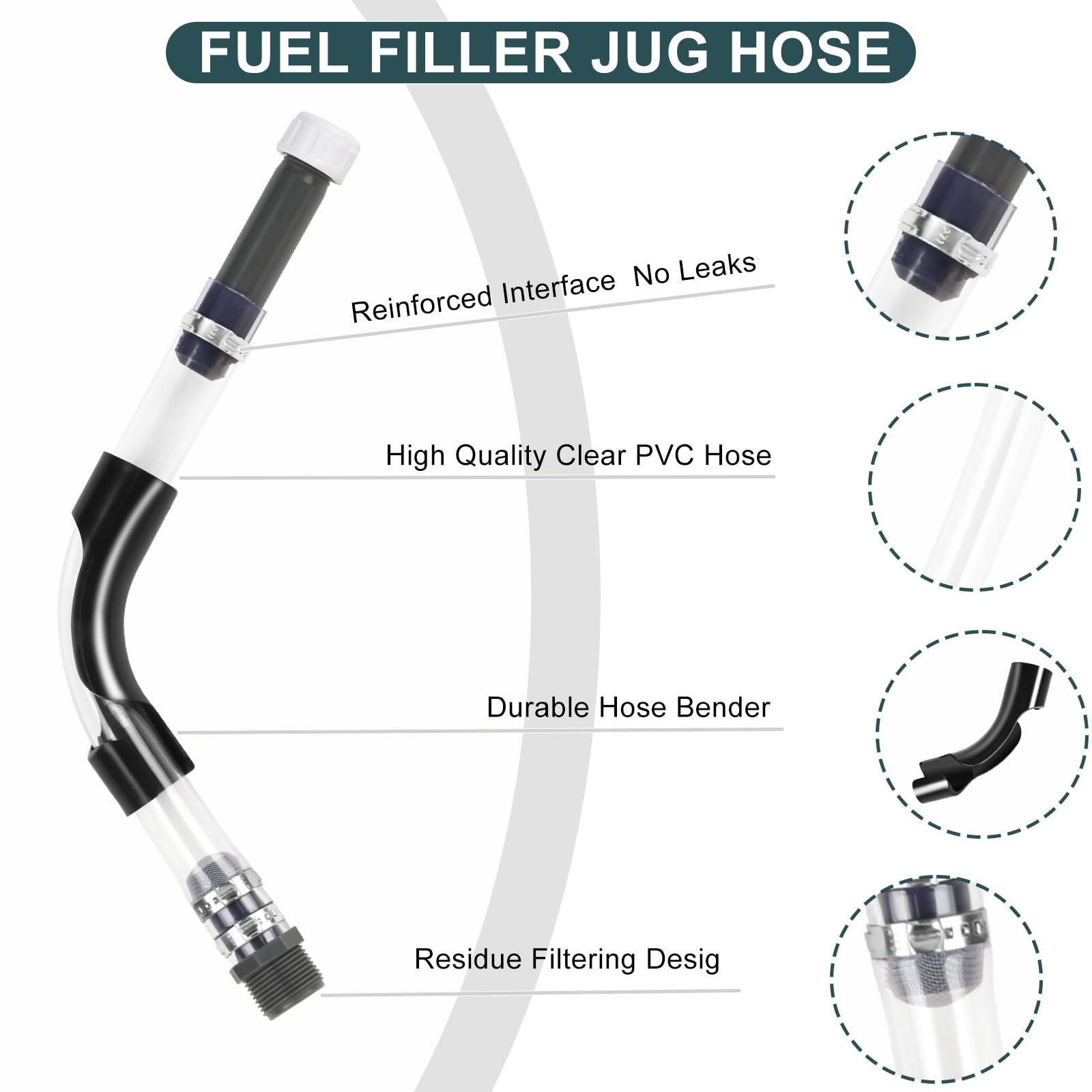 AccEncyc bottom filter prevents debris from entering the fuel during transfer
