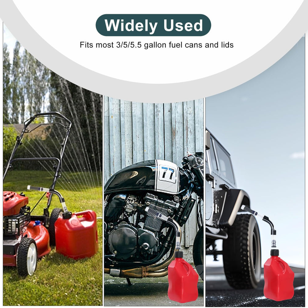 AccEncyc hose kit suits lawnmowers, ATVs, and motorcycles for safer refueling