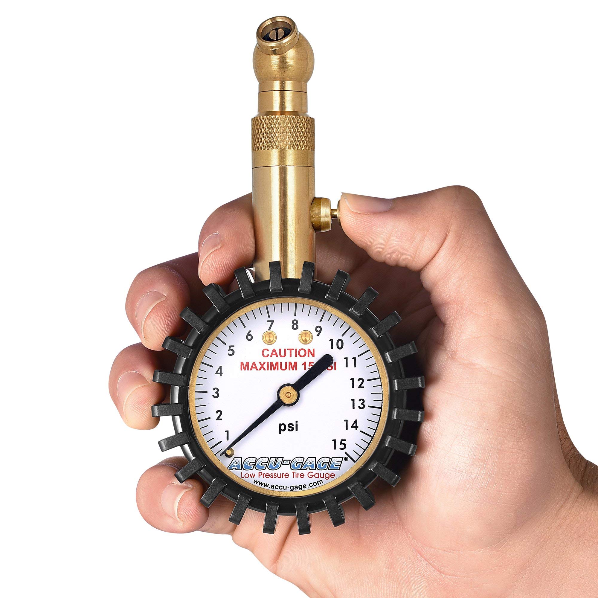 Bronze Bourdon tube movement provides consistent accuracy without batteries.