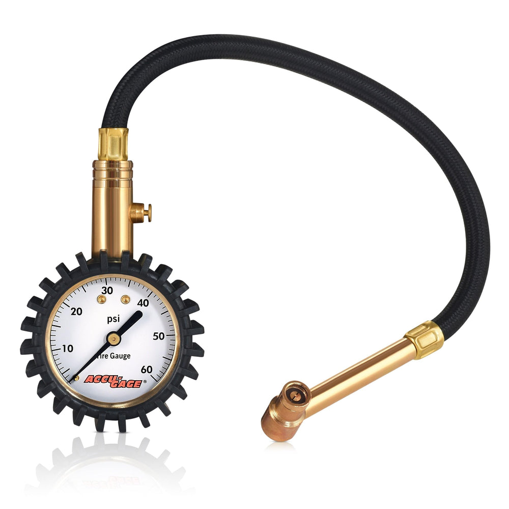 Accu-Gage RRA60X protective rubber guard for secure tire pressure readings.
