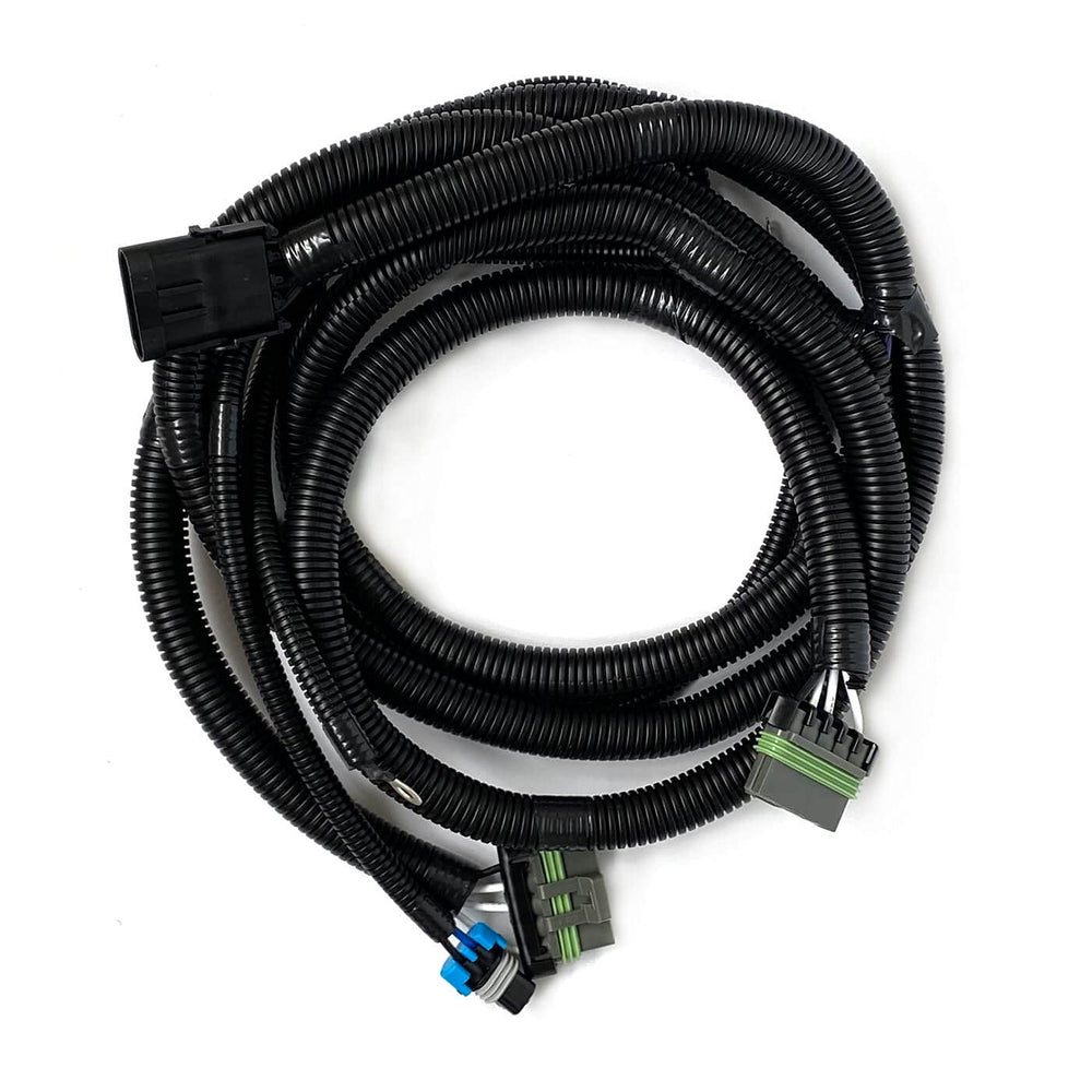 ACCYPRO truck tail light harness compatibility guide showing broad GM vehicle fit
