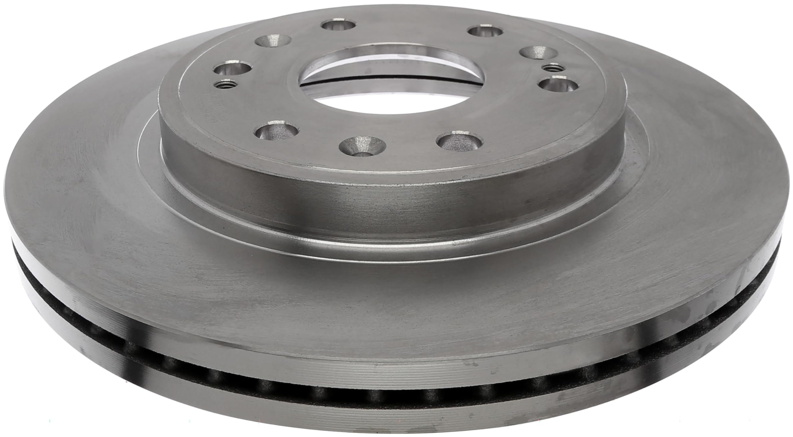 ACDelco 18A1705A front brake rotor with non-directional finish for quiet braking