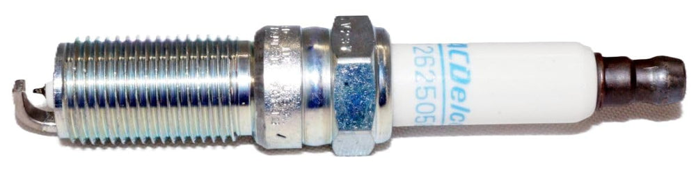 ACDelco spark plug box packaging shows six-pack quantity ready for installation.