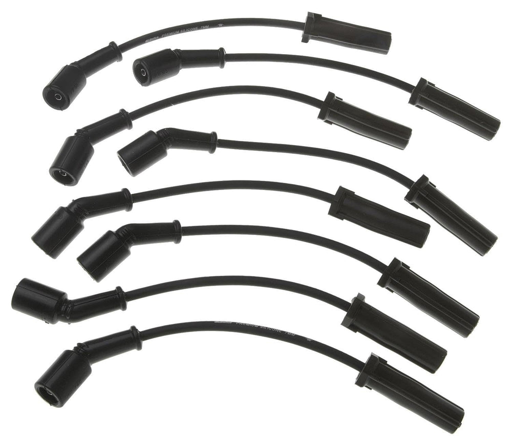 ACDelco 9748HH spark plug wire set, front view, supports reliable ignition across many models