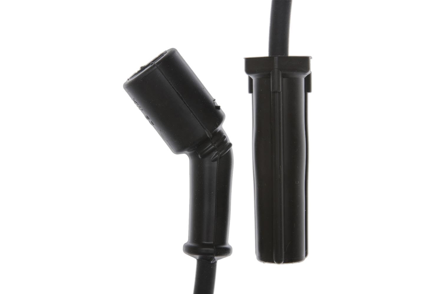 ACDelco 9748UU spark plug wires installed in vehicle engine, demonstrating broad compatibility.