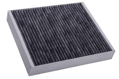 ACDelco CF197 cabin air filter front view showing long non-woven media for airflow