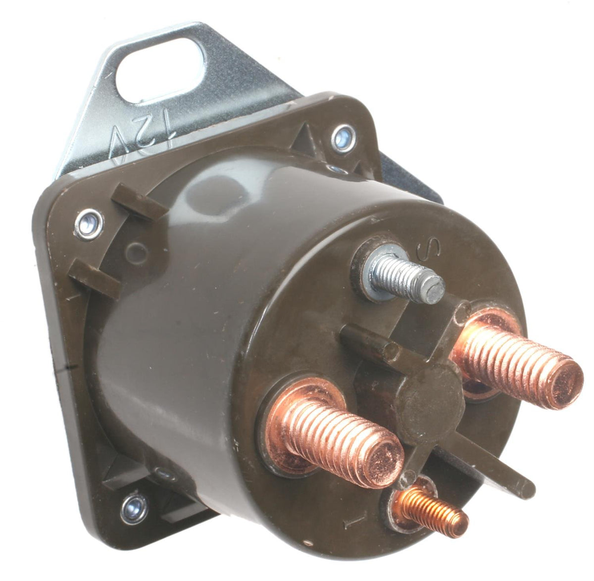 ACDelco F3914 starter solenoid front view, reliable starting for GM engines.