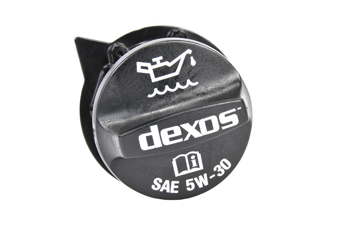 ACDelco FC256 engine oil filler cap, top view, shows precise GM OE fit for reliable sealing.