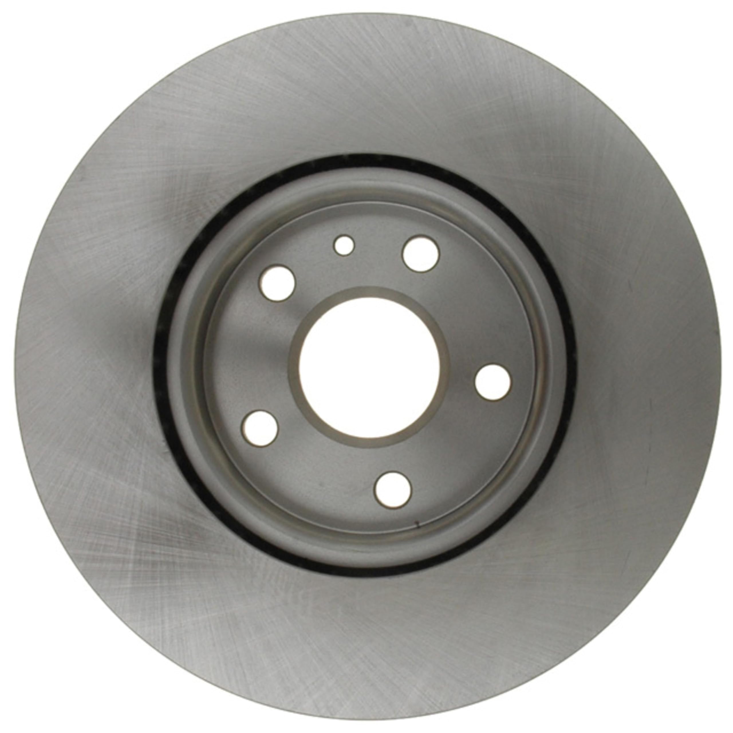 ACDelco front brake rotor non-coated surface reduces noise and wear during city driving.
