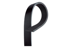 ACDelco GM OE serpentine belt 12634319 showing pulley interaction and multi-pulley drive.