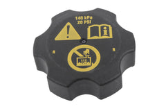 ACDelco RC115 radiator cap closeup showing a 20 psi seal for GM cooling systems