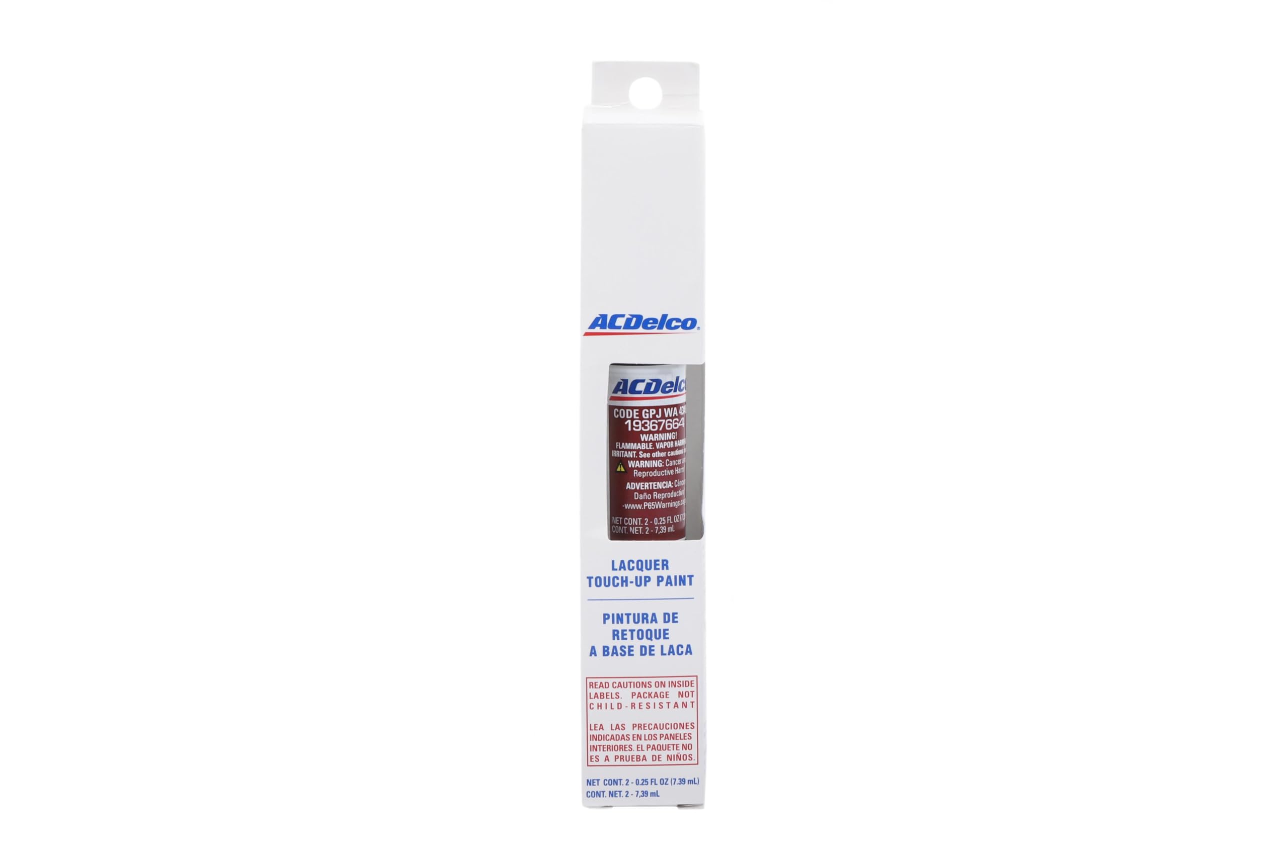 ACDelco touch-up cap with dual applicators for versatile use.