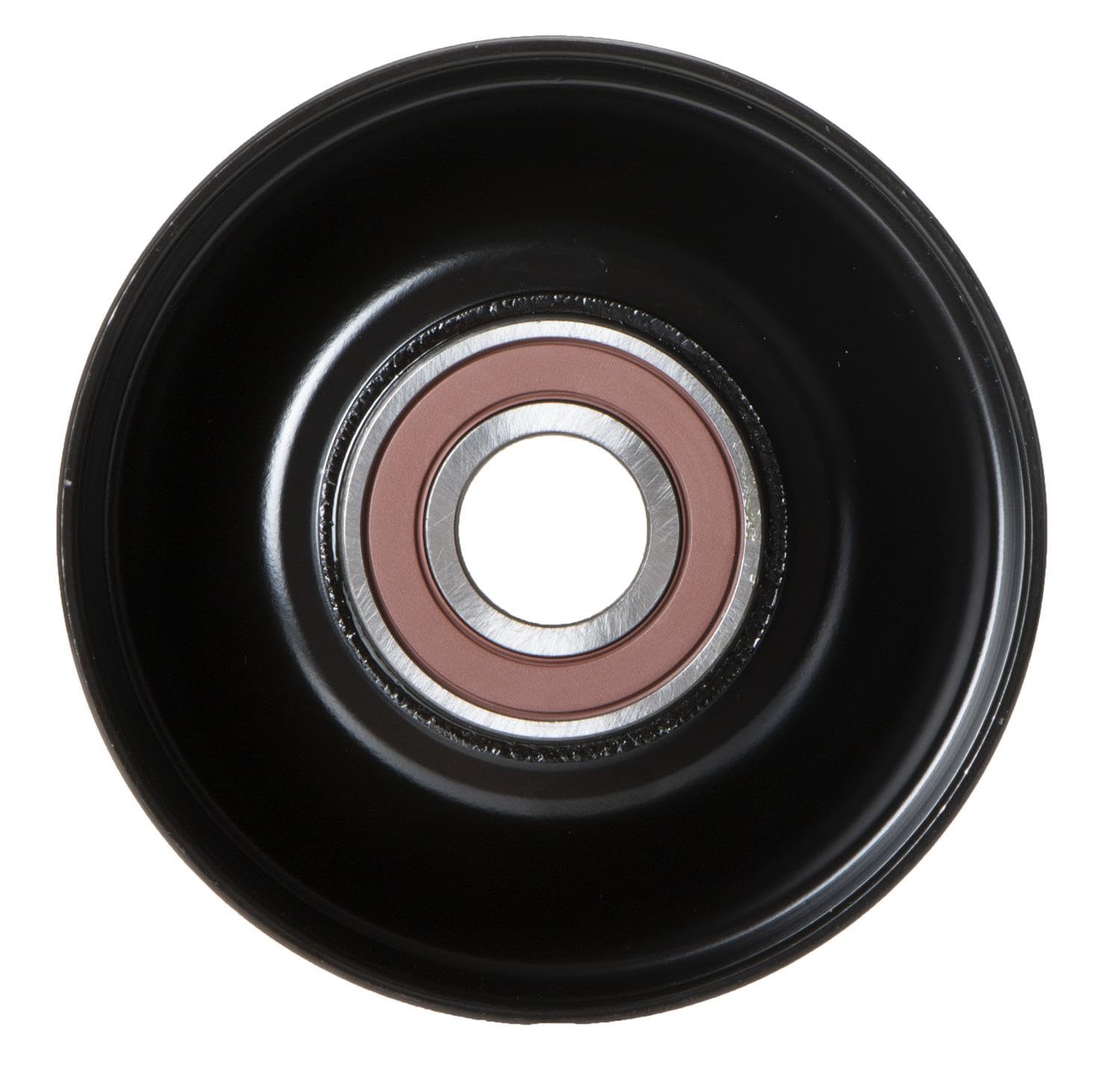 ACDelco Gold 15-20676 idler pulley side profile shows compact design for tight engine bays