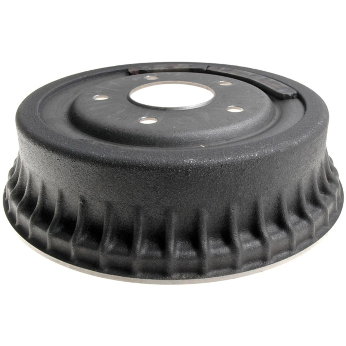ACDelco Gold 18B80 rear brake drum front view; balanced for smooth braking