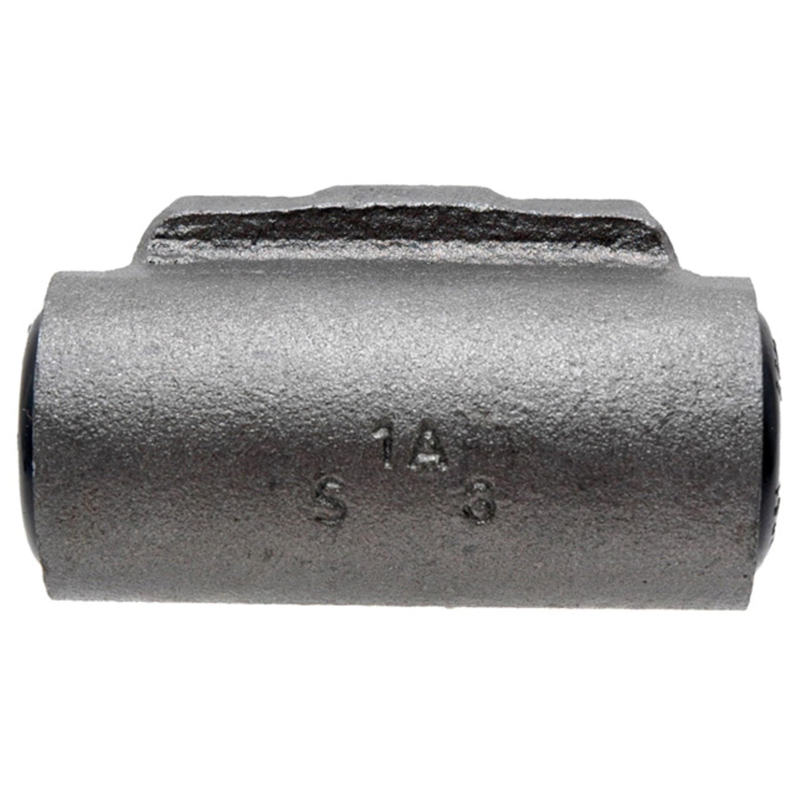ACDelco Gold 18E1034 rear drum brake wheel cylinder top view, precision finish for seal durability.